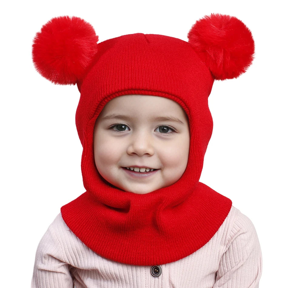 Children's Knit Balaclava Hat